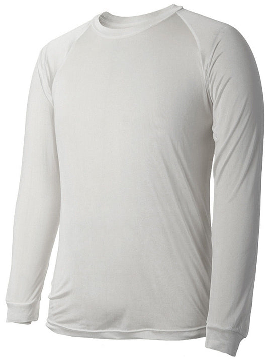 Men's Silk Base Layer Shirt - Lightweight, Moisture-Wicking