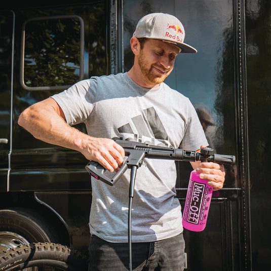 Muc-Off Pressure Washer Bike Bundle with Cleaning Solution Degreaser Polish Lube