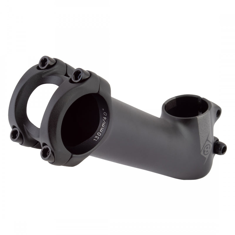 Load image into Gallery viewer, Origin8 Everland MX/GX 40deg Stem Bar Clamp 31.8mm 130 mm 40 Deg Black Aluminum
