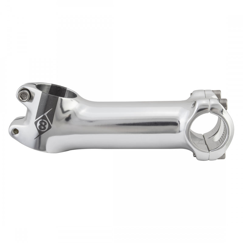 Load image into Gallery viewer, Origin8 Pro Fit Stem 25.4mm 110mm +/-17 Deg Silver Aluminum Road / Mountain
