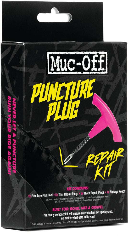 Muc-Off Puncture Flat Plug Tubeless Tire Repair Kit Bacon Strips Bike Bicycle
