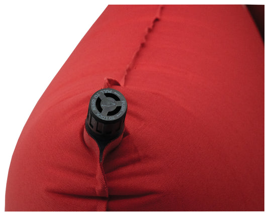 Peregrine Pro Stretch Camp Pillow - Red, Lightweight and Comfortable Sleeping Pad Companion