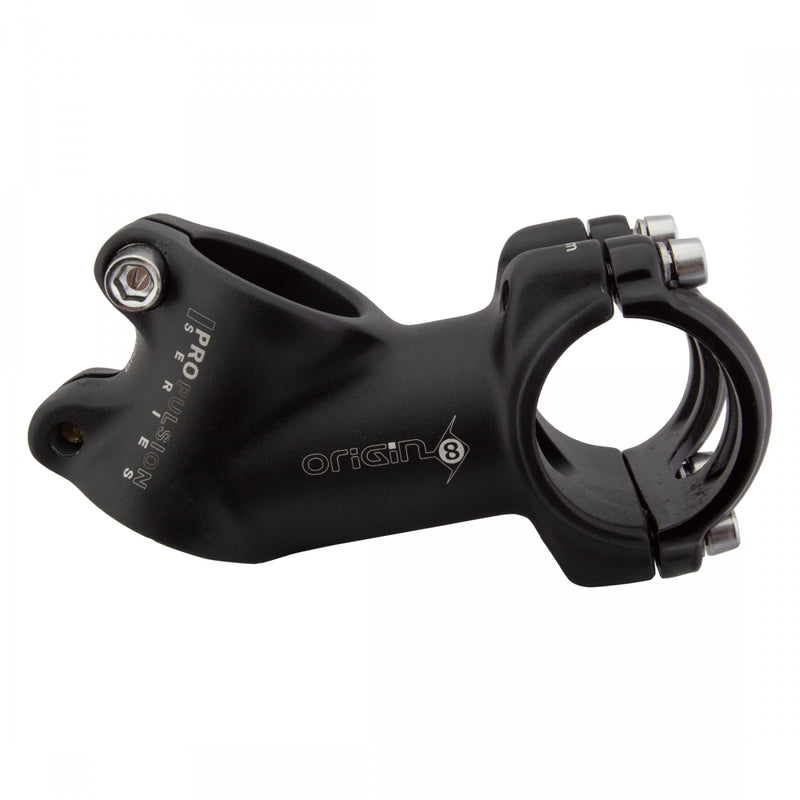 Load image into Gallery viewer, Origin8 Pro Fit Alloy Ergo Stem 25.4 or 31.8mm 70mm +/- 35 Deg Road or Mountain
