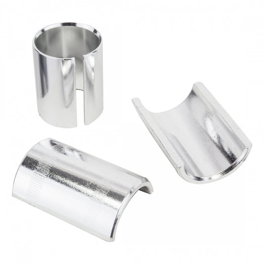 Sunlite 0-60 Deg Adjustable Stem Threadless 25.4 or 31.8mm 95mm Silver Aluminum