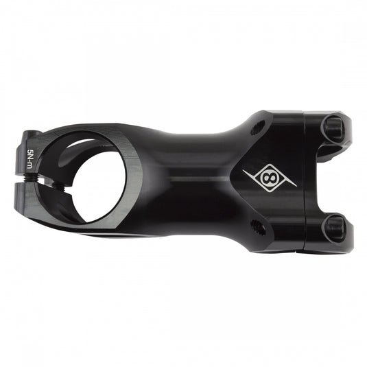 Origin8 Flux Stem 70mm Clamp 31.8mm +/-5 Deg Black Aluminum Road / Mountain