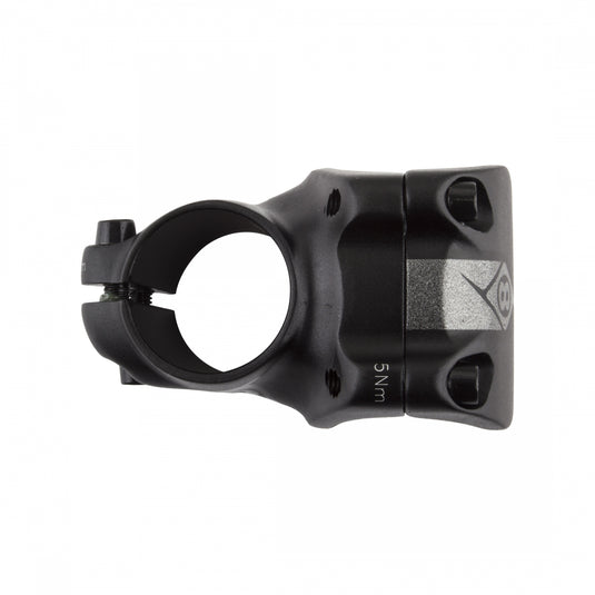 Origin8 Flow Stem 31.8mm 35mm 0 Deg Black MTB 4-bolt Front Loading Faceplate