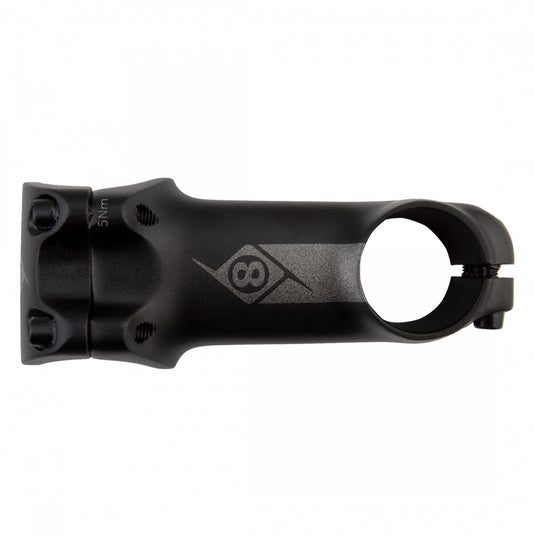 Origin8 Flow Stem Bar Clamp 31.8mm 80mm +7 Deg Black Aluminum Road / Mountain