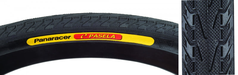 Load image into Gallery viewer, Pack of 2 Panaracer Pasela 650Cx25 Wire TPI 115 Black/Bsk Reflective Road Tire

