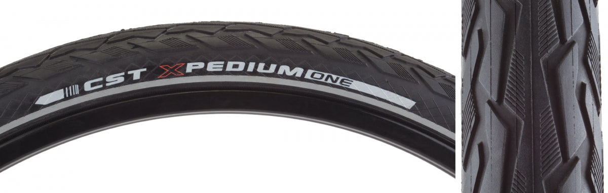 CST Premium Xpedium 26x1.75 Anti-Puncture Wire Tire with Reflective ...