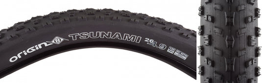 Pack of 2 Origin8 Tsunami 26 x 4.9 Clincher Fold TPI 20 Black/Black Reflective