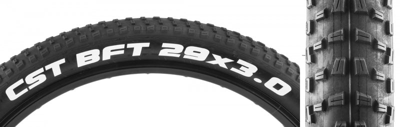 Load image into Gallery viewer, Pack of 2 CST BFT Plus Tire 29 x 3.0 Clincher Wire Steel Black Mountain Bike
