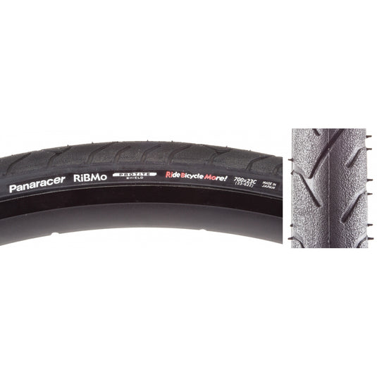 Pack of 2 Panaracer Ribmo 700x23 Wire TPI 105 Black/Black Reflective Road Tire
