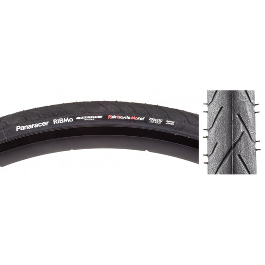 Pack of 2 Panaracer Ribmo 700x25 Wire TPI 90 Black/Black Reflective Road Tire