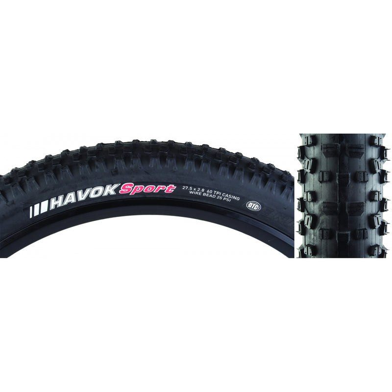 Load image into Gallery viewer, Kenda-Havok-Sport-DTC-27.5-in-2.8-in-Wire-TIRE1696-Wire-Bead-Tires
