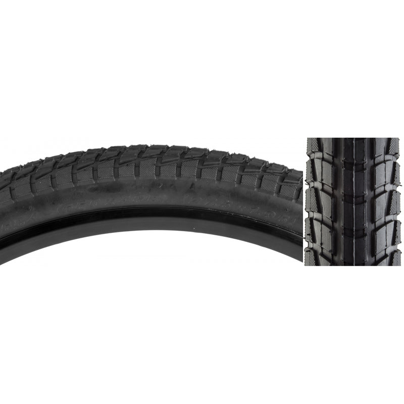 Load image into Gallery viewer, Pack of 2 Sunlite Komfort 27.5 x 1.95 Clincher Wire 60 Black/Bsk Reflective
