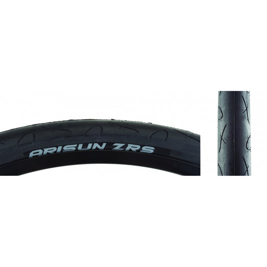 Pack of 2 Arisun ZRS 26 x 2.0 Clincher Wire TPI 75 Black/Black Reflective