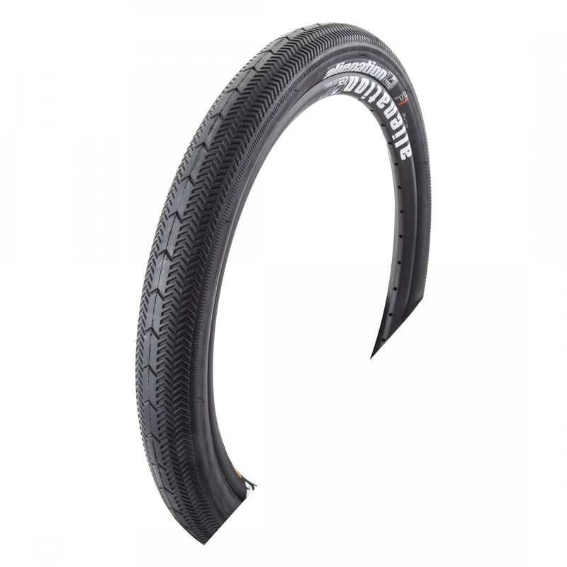 Load image into Gallery viewer, Alienation TCS F1 Tire Tubeless Folding Dual Compound Black 120TPI 20x1.95

