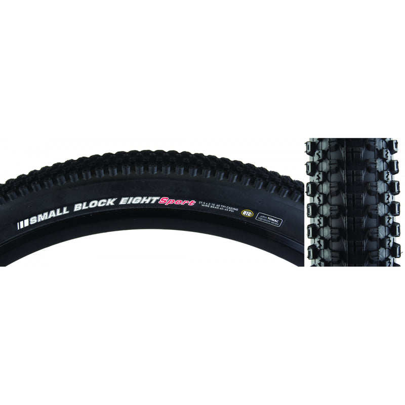 Load image into Gallery viewer, Pack of 2 Kenda Small Block 8 Sport 26x2.35 Clincher Wire TPI 50 Black/Bsk
