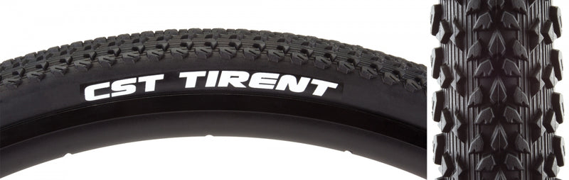 Load image into Gallery viewer, Pack of 2 Cst Premium Tirent 700x40 Wire TPI 65 Black/Black Reflective Road Tire

