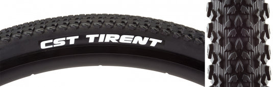Pack of 2 Cst Premium Tirent 700x40 Wire TPI 65 Black/Black Reflective Road Tire