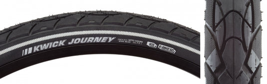 Pack of 2 Kenda Kwick Journey Sport KS700x42 Clincher Wire PSI 55 TPI 60 Bk/Blk