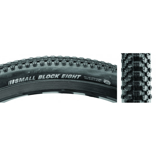 Pack of 2 Kenda Small Block 8 Sport 20x13/8 Clincher Wire TPI 85 Black/Bsk