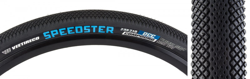 Load image into Gallery viewer, Pack of 2 Vee Tire &amp; Rubber Speedster EBike 29x2.1 Tubeless TPI 50 Bk/Blk Ref
