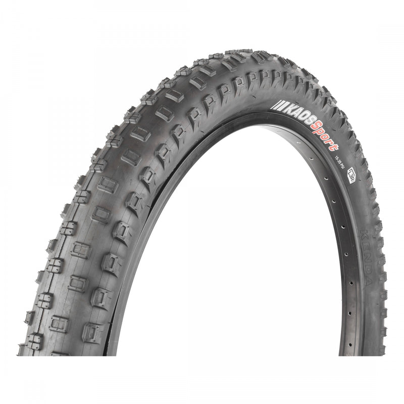 Load image into Gallery viewer, Kenda Kaos Sport Tire 24 x 2.8 TPI 35 Clincher Wire Black BMX Bike
