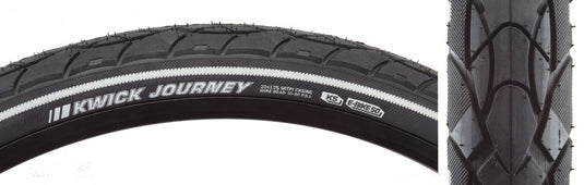 Pack of 2 Kenda Kwick Journey Sport KS 20x1.75 Clincher Wire TPI 60 Black/Black