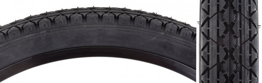 Pack of 2 Sunlite Cruiser CST241 26x2x13/4 S7 Clincher Wire TPI 40 Black/Black
