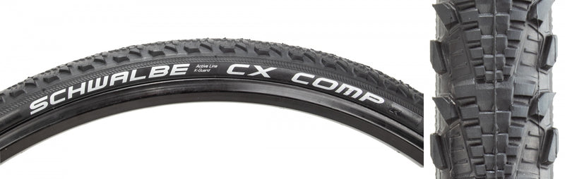 Load image into Gallery viewer, Pack of 2 Schwalbe CX Comp Tire 700 x 38 Clincher Wire Black KGuard SBC
