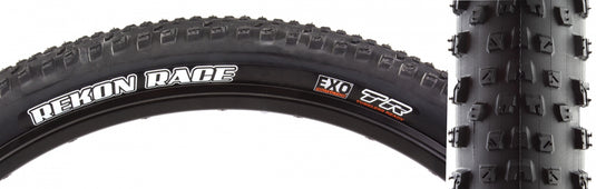 Pack of 2 Maxxis Rekon Race DC/EXO/TR 29x2.35 Tubeless TPI 65 Black/Black