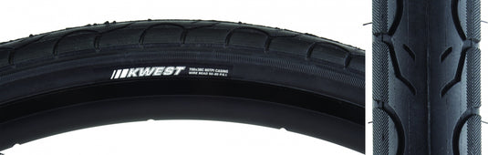 Pack of 2 Kenda Kwest 700x38 Clincher Wire TPI 65 Black/Bsk Reflective Road Tire