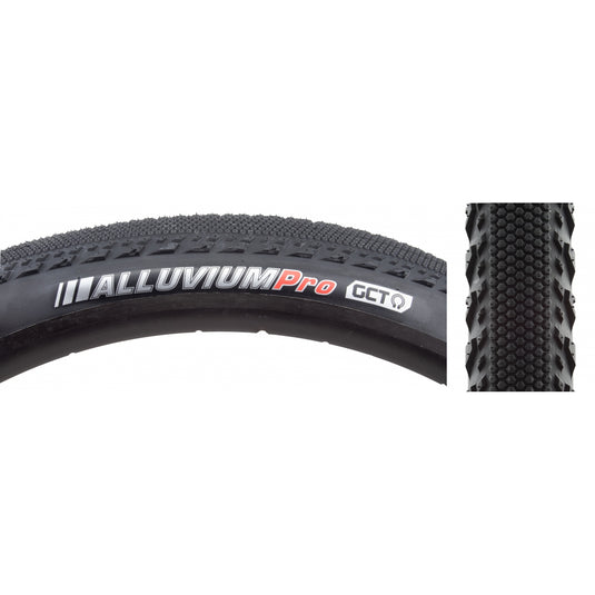 Pack of 2 Kenda Alluvium Pro 650Bx45 Tubeless TPI 50 Black/Black Reflective Road