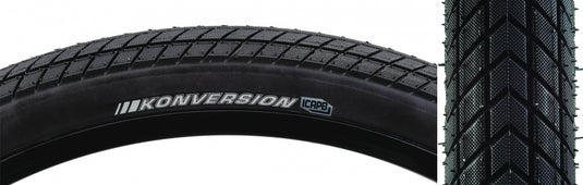 Pack of 2 Kenda Konversion Elite 24x1.75 Clincher Fold TPI 100 Black/Black