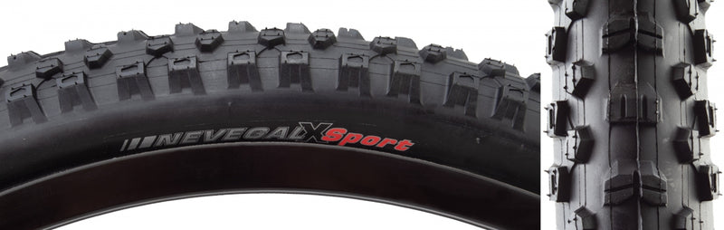 Load image into Gallery viewer, Pack of 2 Kenda Nevegal X Sport 26x2.35 Clincher Wire TPI 50 Blk/Bsk Reflective
