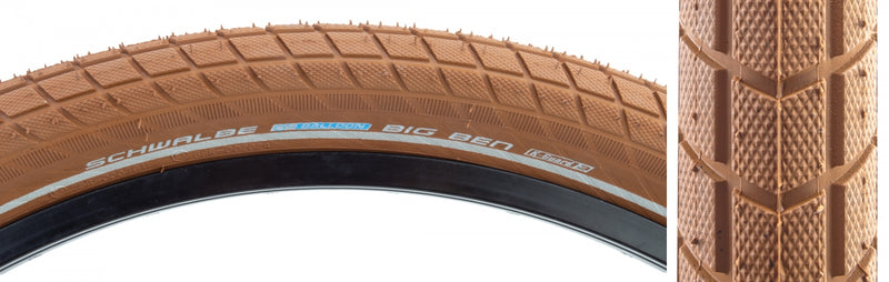 Load image into Gallery viewer, Pack of 2 Schwalbe Big Ben Active Twin KGuard 26x2.15 Wire TPI 70 Bk/Brn/Ref
