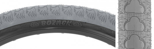 Pack of 2 SE Bikes Bozack 24 x 2.4 Clincher Wire TPI Gy/Black Reflective BMX