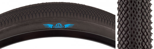 Pack of 2 SE Bikes Speedster 29x2.1 Clincher Wire TPI 50 Black/Black Reflective