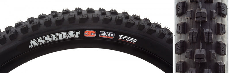 Load image into Gallery viewer, Pack of 2 Maxxis Assegai Tire 27.5 x 2.6 Tubeless Folding Black EXO
