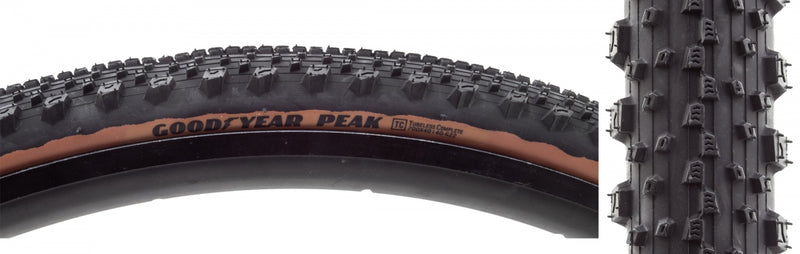 Load image into Gallery viewer, Goodyear Peak Tires 700 x 40 Tubeless Folding Tan Pack of 2 Road Bike
