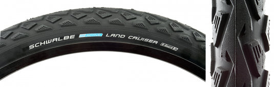 Pack of 2 Schwalbe Land Cruiser 700x35 Clincher Wire TPI 85 Black/Bsk Reflective
