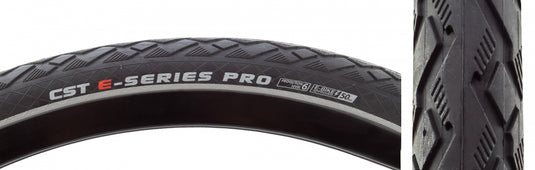 Pack of 2 Cst Premium E-Series Pro 700x38 Wire TPI 75 Bk/Blk