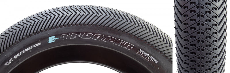 Load image into Gallery viewer, Pack of 2 Vee Tire &amp; Rubber Trooper 20x4.0 Wire TPI 36 Bk/Blk
