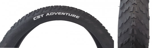 Pack of 2 Cst Premium Adventure 26x4.0 Wire TPI Bk/Blk
