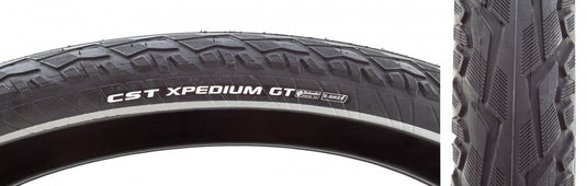 Pack of 2 Cst Premium Xpedium GT 700x47 Wire TPI 55 Bk/Blk