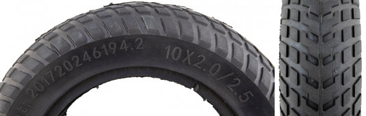 Pack of 2 Sunlite Flat-Free Solid 10x2.0 Solid Bk/Blk