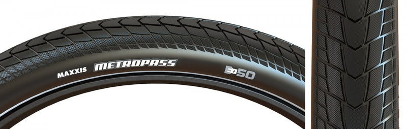 Load image into Gallery viewer, Pack of 2 Maxxis Metropass 27.5x2.0 Wire TPI 65 Bk/Blk
