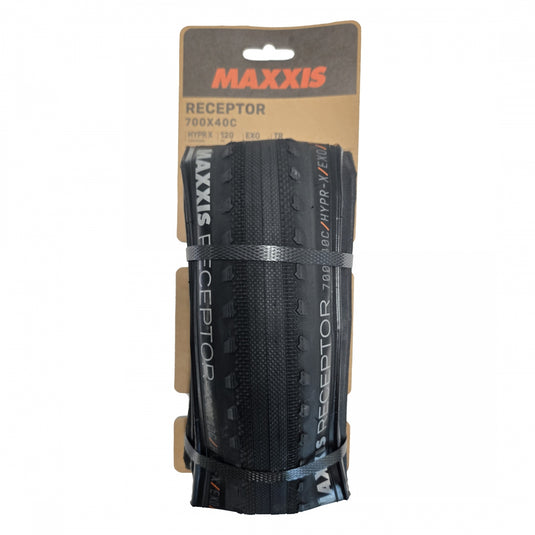 Maxxis Receptor 700x40C Gravel Tire Bundle Tubeless-Ready, HYPR-X Compound, EXO Protection