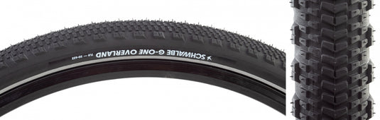 Schwalbe G-One Overland 700x50 Tubeless Gravel Tire with RaceGuard, Eco-Friendly Rubber & E-Bike Rated (Pack of 2)